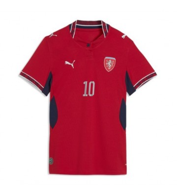 Tjekkiet Patrik Schick #10 Hjemmebanetrøje Dame VM 2026 Kortærmet